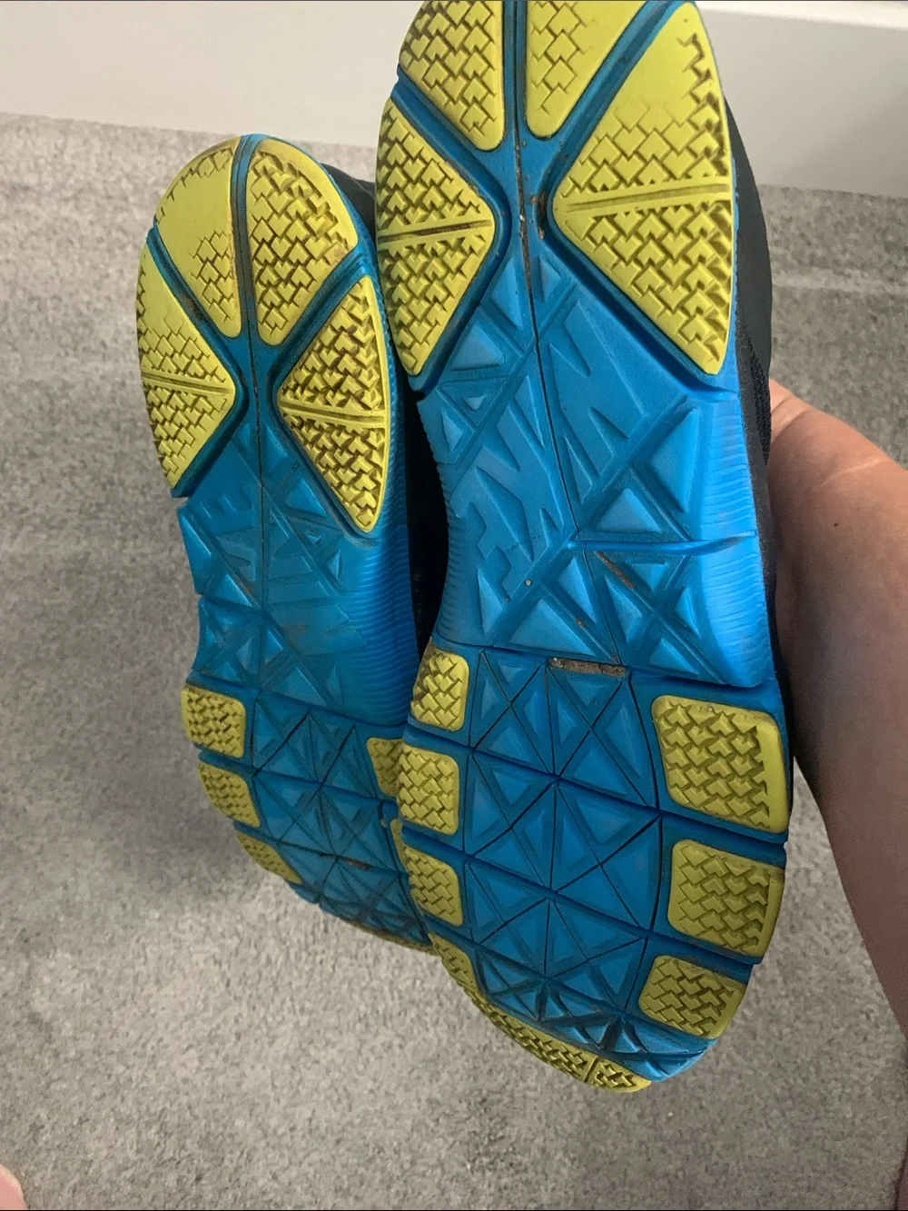 Nike Men Shoe Free 5.0 TR Athletic Running Walking Sneaker Size 13 Black Blue